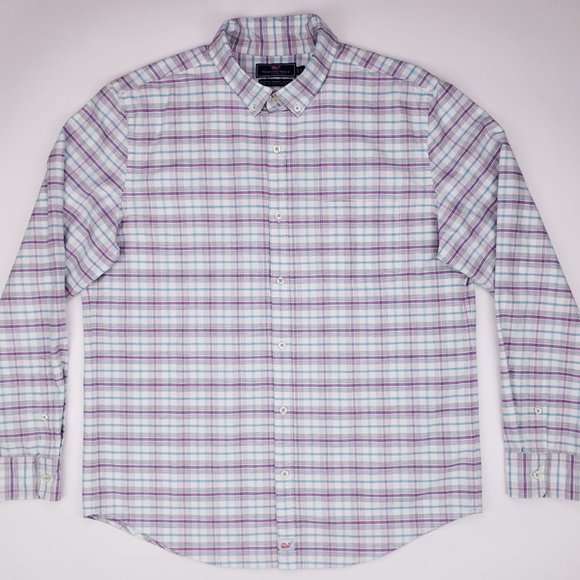 Vineyard Vines Slim Fit Murray Shirt L Large Size - Picture 2 of 8
